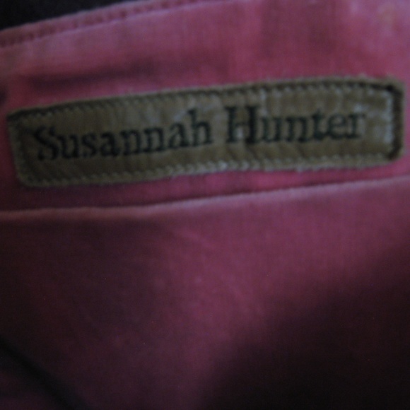 COPY - Magenta Rose Garden On Dark Brown Leather Bag - Picture 5 of 7